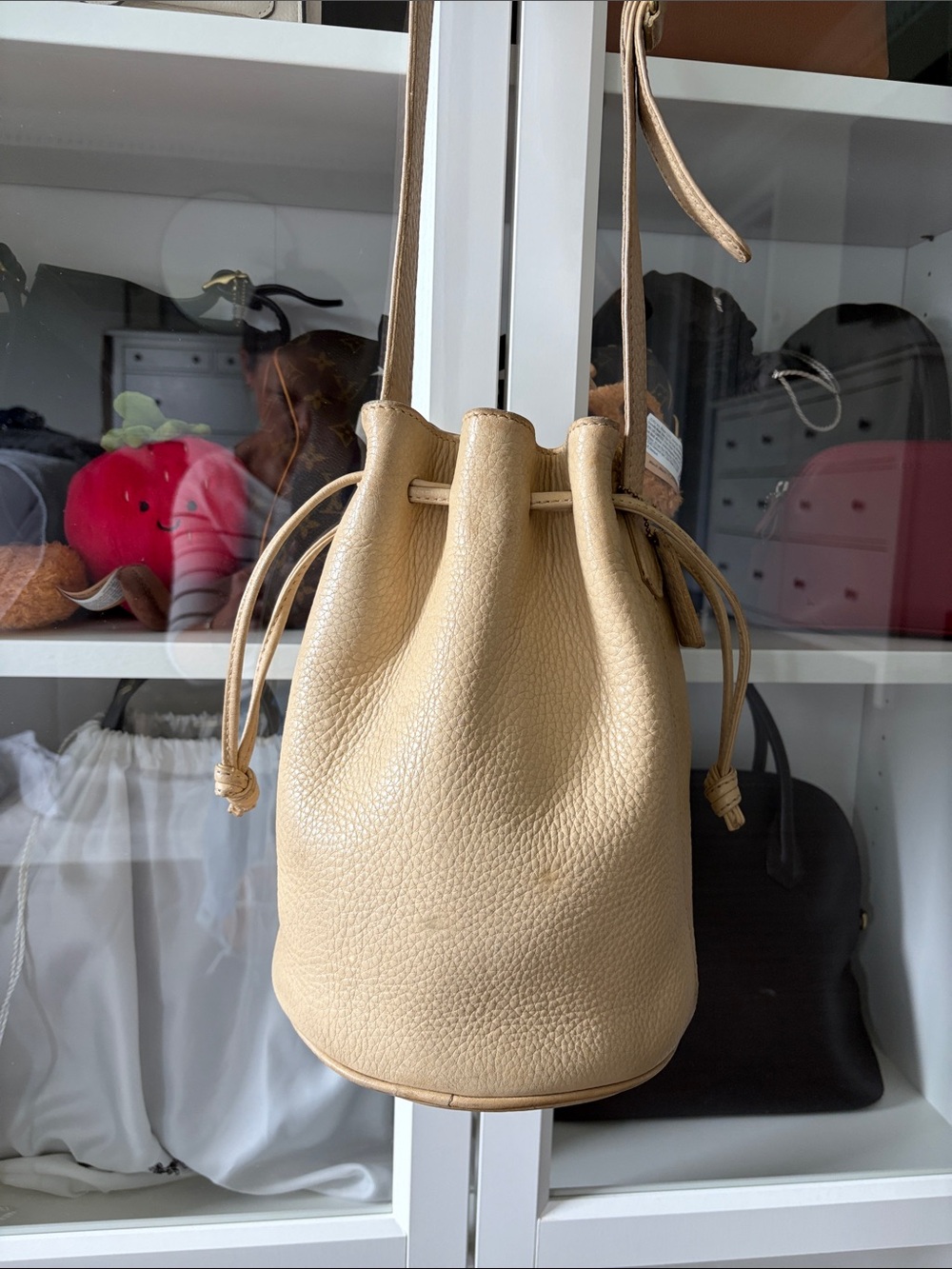 Vintage Coach Sonoma Drawstring Bucket Bag No 4905 Tan - Picture 4 of 10